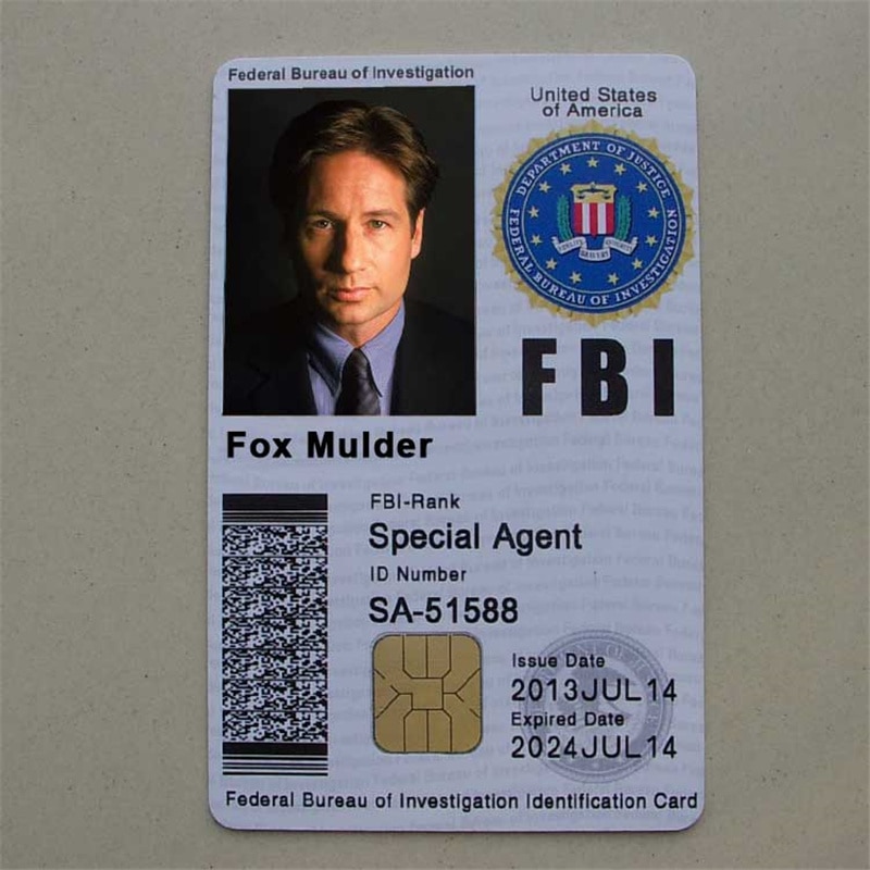 X-Files Fox Mulder ID ī ڽ,  ī ǰ